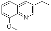 3-乙基-8-甲氧基喹啉結(jié)構(gòu)式_112955-03-0結(jié)構(gòu)式