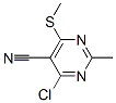 4-Chloro-5-cyano-2-methyl-6-(methylthio)pyrimidine Structure,112969-42-3Structure