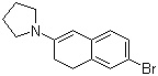 1-(6-Bromo-3,4-dihydronaphthalen-2-yl)pyrrolidine Structure,113075-66-4Structure