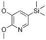 2,3-Dimethoxy-5-(trimethylsilyl)pyridine Structure,1131335-75-5Structure