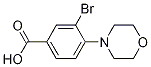 3-Bromo-4-(4-morpholinyl)Benzoic acid Structure,1131594-24-5Structure