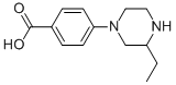 4-(3-乙基-1-哌嗪)苯甲酸結(jié)構(gòu)式_1131622-36-0結(jié)構(gòu)式