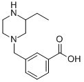 1-(3-Carboxyphenyl methyl)-3-ethyl-piperazine Structure,1131622-40-6Structure