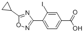 4-(5-Cyclopropyl-1,2,4-oxadiazol-3-yl)-3-iodobenzoic acid Structure,1131622-48-4Structure