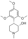 (3S,4R)-1-甲基-4-(2,4,6-三甲氧基苯基)-3-羥基哌啶結(jié)構(gòu)式_113225-19-7結(jié)構(gòu)式