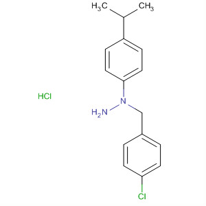 1-(4-Chlorobenzyl)-1-[4-(isopropyl)phenyl]hydrazine, hydrochloride Structure,113243-68-8Structure