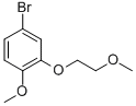 4-Bromo-1-methoxy-2-(2-methoxyethoxy)benzene Structure,1132672-05-9Structure