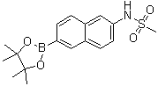 N-[6-(4,4,5,5-tetramethyl[1,3,2]dioxaborolan-2-yl)naphthalen-2-yl]methanesulfonamide Structure,1132940-88-5Structure