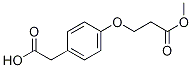 2-(4-(3-Methoxy-3-oxopropoxy)phenyl)aceticacid Structure,1133000-89-1Structure