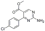 2-Amino-4-(4-chlorophenyl)-5-pyrimidinecarboxylic acid methyl ester Structure,1133115-56-6Structure