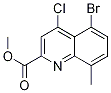 Methyl 5-bromo-4-chloro-8-methylquinoline-2-carboxylate Structure,1133115-60-2Structure