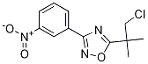 5-(1-Chloro-2-methylpropan-2-yl)-3-(3-nitrophenyl)-1,2,4-oxadiazole Structure,1133116-17-2Structure