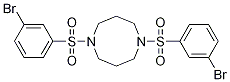 1,5-Bis(3-bromophenylsulfonyl)-1,5-diazocane Structure,1133116-31-0Structure