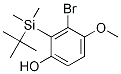 O-t-butyldimethylsilyl 3-bromo-4-methoxyphenol Structure,1133116-37-6Structure