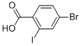 Benzoic acid, 4-bromo-2-iodo- Structure,1133123-02-0Structure