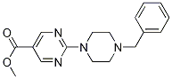 Methyl2-(4-benzylpiperazin-1-yl)pyrimidine-5-carboxylate Structure,1133784-12-9Structure