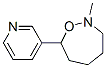 2,3,4,5,6,7-Hexahydro-2-methyl-7-(3-pyridyl)-1,2-oxazepine Structure,1134-32-3Structure