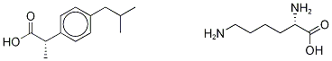 (2S)-2-(4-isobutylphenyl)propanoic acid-l-lysine hydrate (1:1:1) Structure,113403-10-4Structure