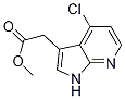 Methyl 2-(4-chloro-1h-pyrrolo[2,3-b]pyridin-3-yl)acetate Structure,1134327-80-2Structure