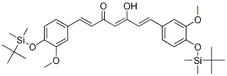 Di-(tert-butyl-dimethylsilyl) curcumin Structure,1134639-23-8Structure