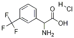 2-Amino-2-[3-(trifluoromethyl)phenyl]acetic acid hydrochloride Structure,1134915-25-5Structure