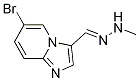 (E)-6-bromo-3-((2-methylhydrazono)methyl)imidazo[1,2-a]pyridine Structure,1135237-52-3Structure