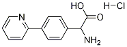 2-Amino-2-[4-(2-pyridyl)phenyl]acetic acid hydrochloride Structure,1135818-89-1Structure