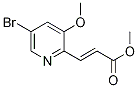 Methyl 3-(5-bromo-3-methoxypyridin-2-yl)acrylate Structure,1138443-99-8Structure