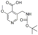 3-((Tert-butoxycarbonylamino)methyl)-5-methoxyisonicotinic acid Structure,1138444-21-9Structure