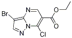 Ethyl 3-bromo-7-chloropyrazolo[1,5-a]pyrimidine-6-carboxylate Structure,1138513-35-5Structure