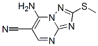 7-Amino-6-cyano-2-(methylthio)-1,2,4-triazolo(1,5-a)pyrimidine Structure,113967-64-9Structure