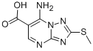 7-Amino-2-(methylsulfanyl)[1,2,4]triazolo-[1,5-a]pyrimidine-6-carboxylic acid Structure,113967-71-8Structure