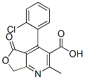 4-(2-Chlorophenyl)-5,7-dihydro-2-methyl-5-oxo-furo[3,4-b]pyridine-3-carboxylic acid Structure,113994-39-1Structure