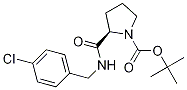 (R)-tert-butyl2-((4-chlorobenzyl)carbamoyl)pyrrolidine-1-carboxylate Structure,1140495-84-6Structure