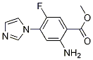 2-Amino-5-fluoro-4-(1H-imidazol-1-yl)Benzoic acid methyl ester Structure,1141669-51-3Structure