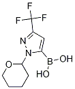 1-(Tetrahydropyran-2-yl)-3-(trifluoromethyl)pyrazole-5-boronic acid Structure,1141878-45-6Structure