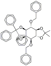 4,5-O-異亞丙基-3,6-二-O-(苯基甲基)-1-O-(三苯基甲基)DL-myo-肌醇結(jié)構(gòu)式_114218-25-6結(jié)構(gòu)式