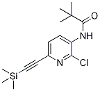 N-(2-chloro-6-((trimethylsilyl)ethynyl)pyridin-3-yl)pivalamide Structure,1142191-97-6Structure