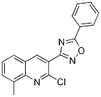 2-Chloro-8-methyl-3-(5-phenyl-1,2,4-oxadiazol-3-yl)quinoline Structure,1142201-67-9Structure