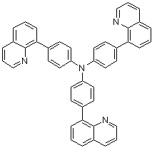 三(4-(喹啉-8-基)苯基)胺結(jié)構(gòu)式_1142945-07-0結(jié)構(gòu)式