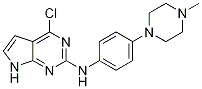 4-Chloro-n-(4-(4-methylpiperazin-1-yl)phenyl)-7h-pyrrolo[2,3-d]pyrimidin-2-amine Structure,1142946-17-5Structure