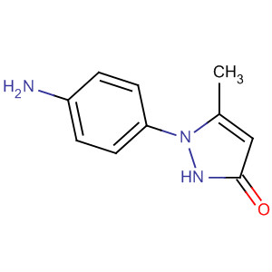 1-(4-Aminophenyl)-1,2-dihydro-5-methyl-3h-pyrazol-3-one Structure,114306-97-7Structure