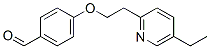 4-[2-(5-Ethyl-2-pyridinyl)ethoxy]benzyaldehyde Structure,114393-97-4Structure