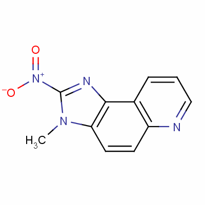 3-Methyl-2-nitro-3h-imidazo[4,5-f]quinoline Structure,114451-08-0Structure