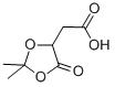 2,2-Dimethyl-5-oxo-1,3-dioxolane-4-acetic acid Structure,114458-03-6Structure