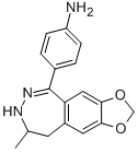 4-(8-Methyl-8,9-dihydro-7h-[1,3]dioxolo[4,5:4,5]benzo[1,2-d][1,2]diazepin-5-yl)aniline Structure,114460-08-1Structure