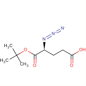 (S) 2-疊氮基-1,5-戊二酸-5-叔丁氧基單酯二環(huán)己基銨鹽結(jié)構(gòu)式_114519-06-1結(jié)構(gòu)式