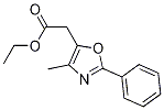 (4-Methyl-2-phenyloxazol-5-yl)-acetic acid ethyl ester Structure,114564-74-8Structure