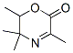 2H-1,4-oxazin-2-one, 5,6-dihydro-3,5,5,6-tetramethyl-Structure,114581-80-5Structure 2H-1,4-oxazin-2-one, 5,6-dihydro-3,5,5,6-tetramethyl- Structure,114581-80-5Structure