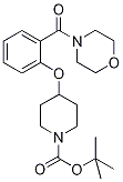 4-[2-(Morpholine-4-carbonyl)-phenoxy]-piperidine-1-carboxylic acid tert-butyl ester Structure,1146080-02-5Structure